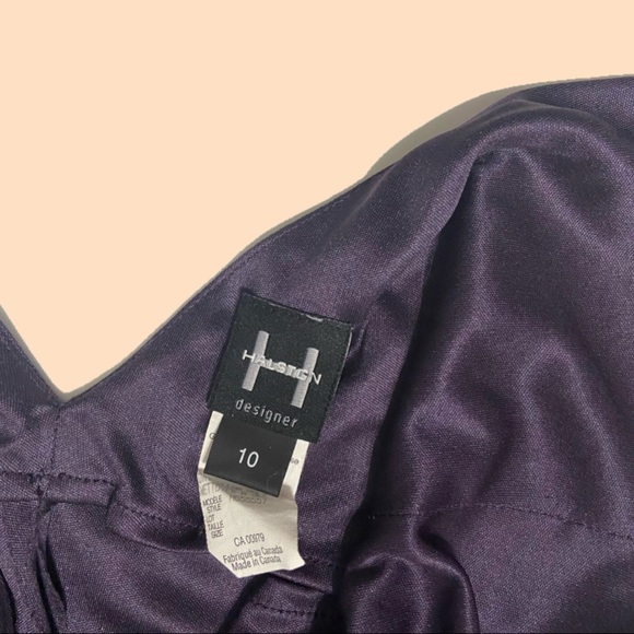 SILK HALSTON COCKTAIL DRESS - Picture 3 of 4